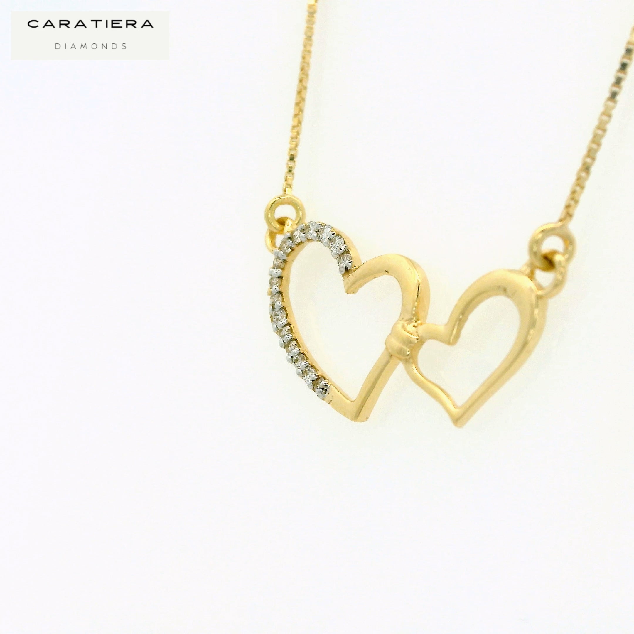 Shimmering Duo Pendant   -PDH154