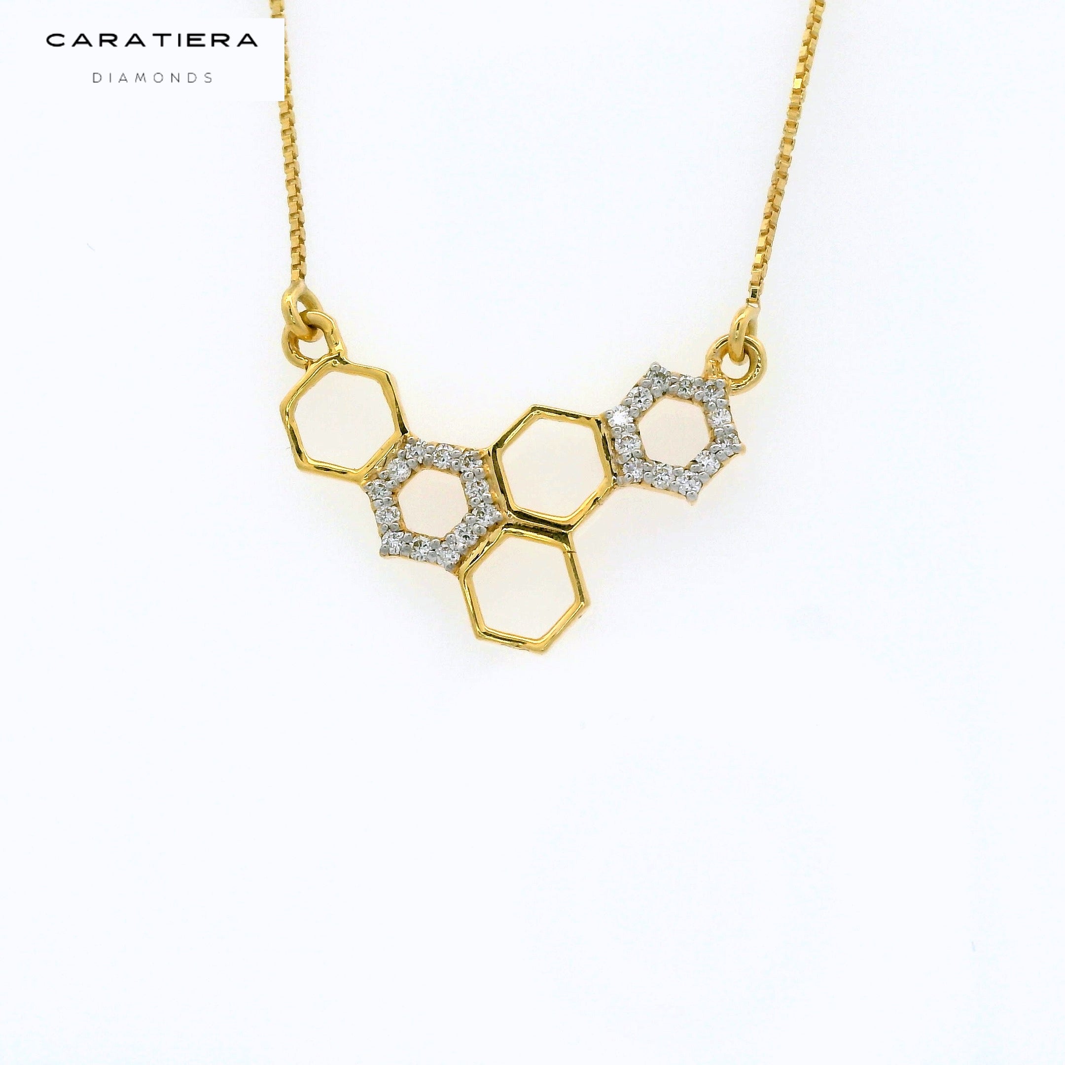 The Honeycomb Radiance Necklace  - PDH165