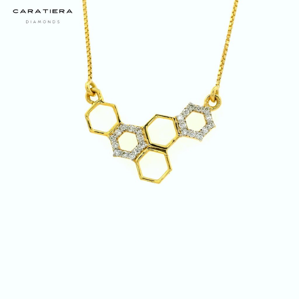 The Honeycomb Radiance Necklace  - PDH165