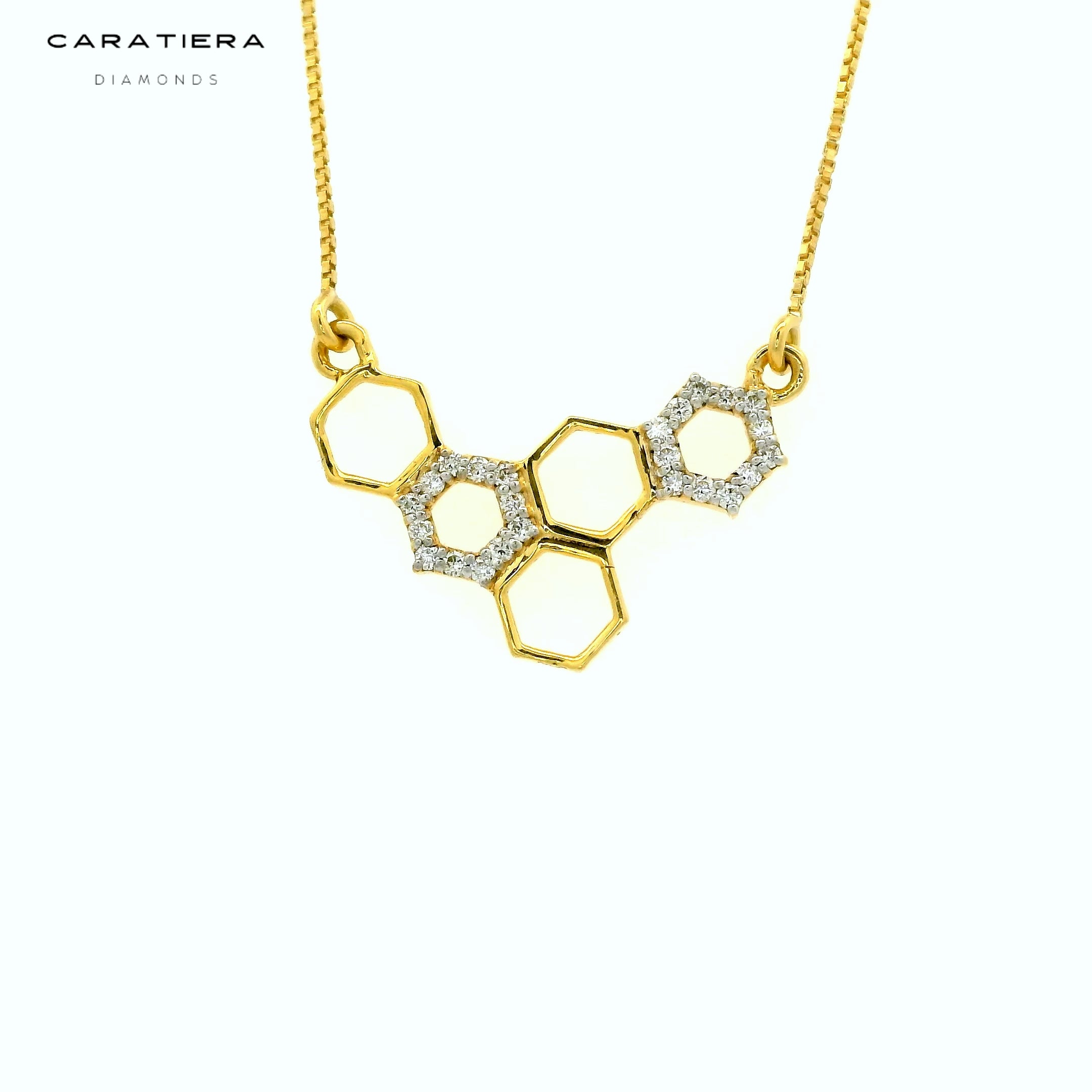 The Honeycomb Radiance Necklace  - PDH165