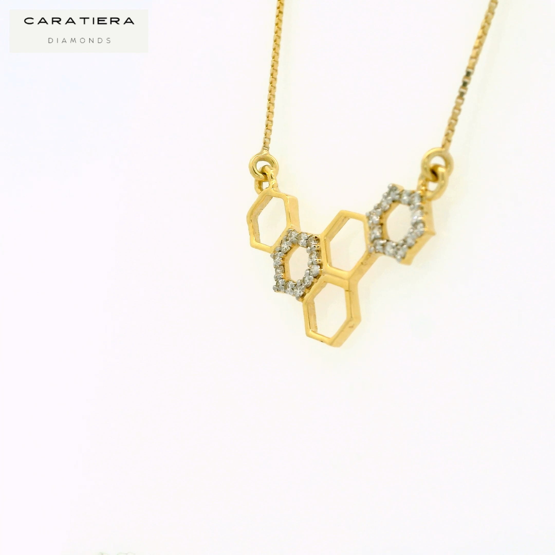 The Honeycomb Radiance Necklace  - PDH165