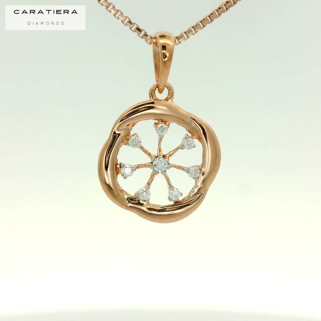 Solar Flare Bloom  Pendant  -PND103