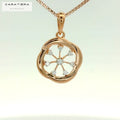 Solar Flare Bloom  Pendant  -PND103