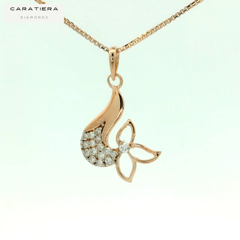 Velvet Petal Wave Pendant  - PND13