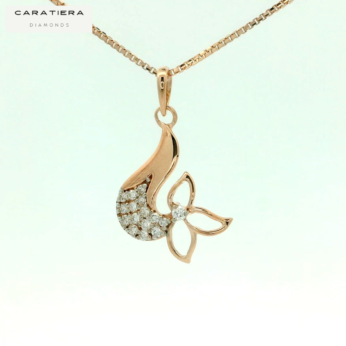 Velvet Petal Wave Pendant  - PND13