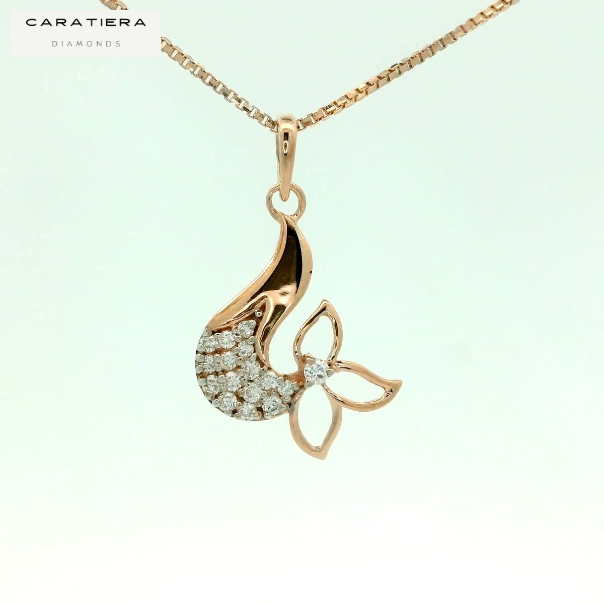 Velvet Petal Wave Pendant  - PND13