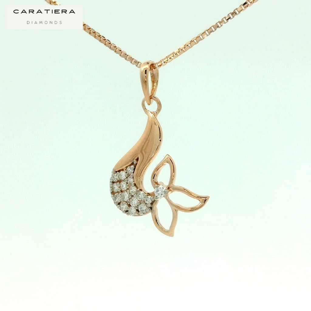 Velvet Petal Wave Pendant  - PND13