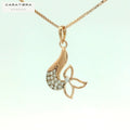 Velvet Petal Wave Pendant  - PND13
