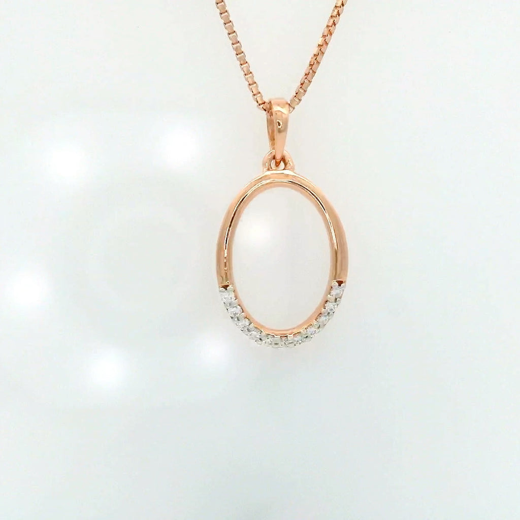 Ethereal Crescent Oval  - PND140