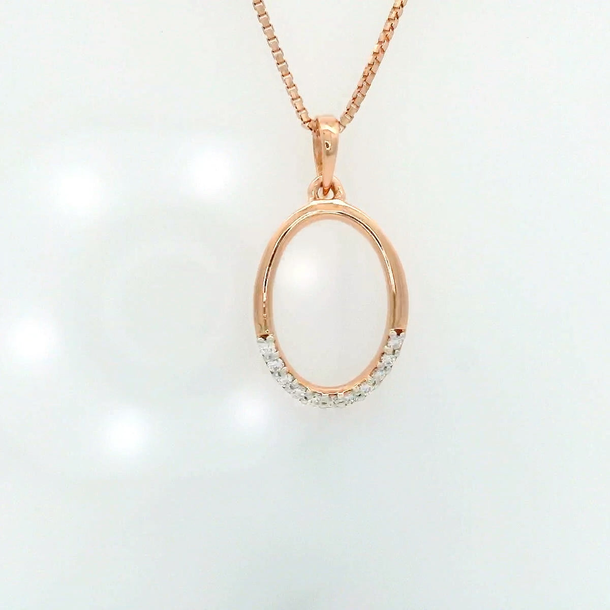 Ethereal Crescent Oval  - PND140