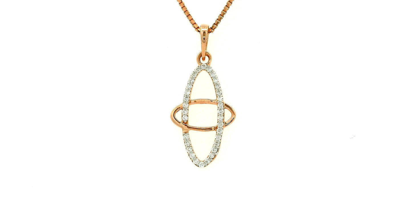 Elegant Rose Gold Pendant