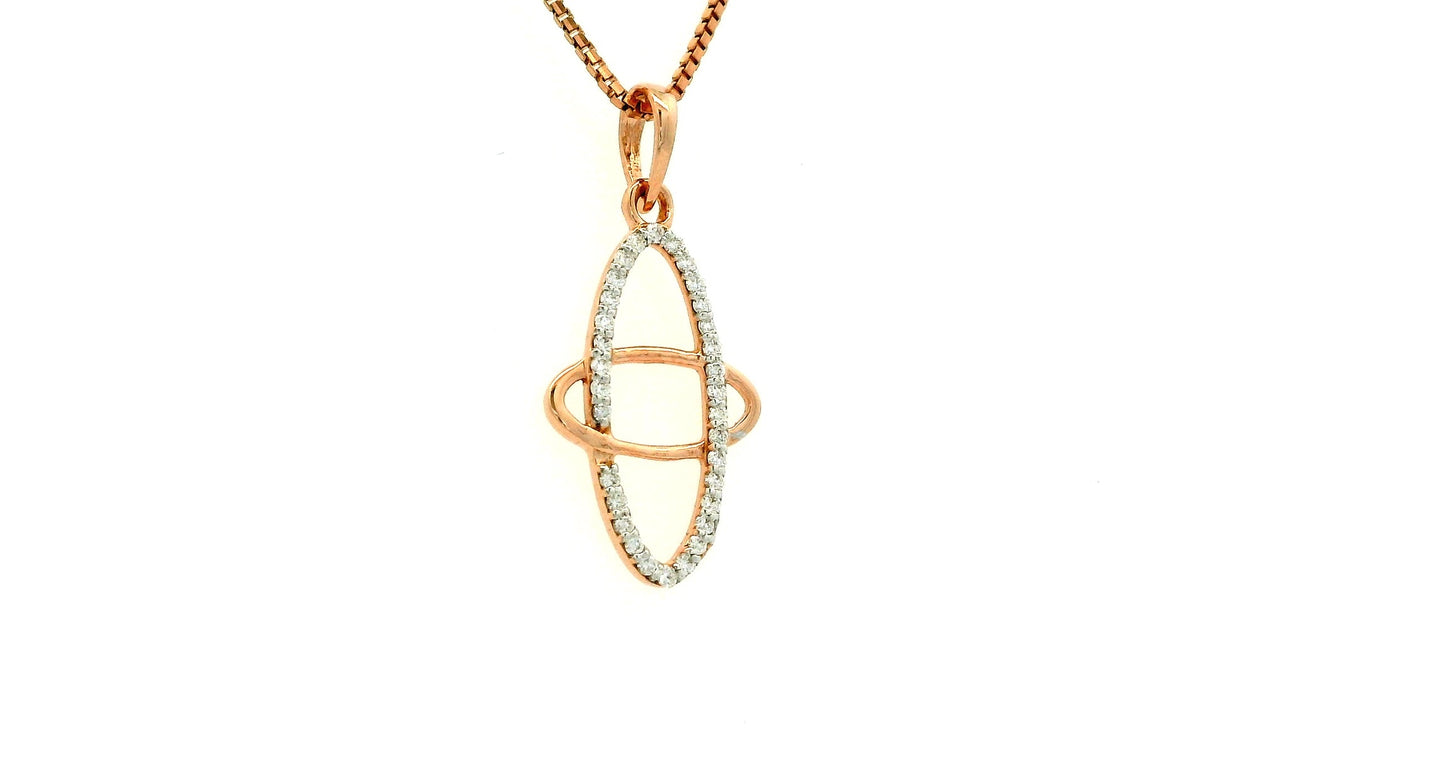 Elegant Rose Gold Pendant