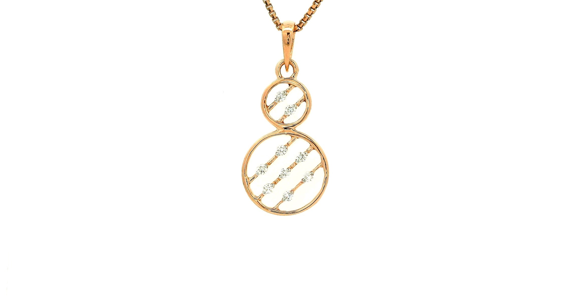 Double Halo Harmony  Pendant - PND319