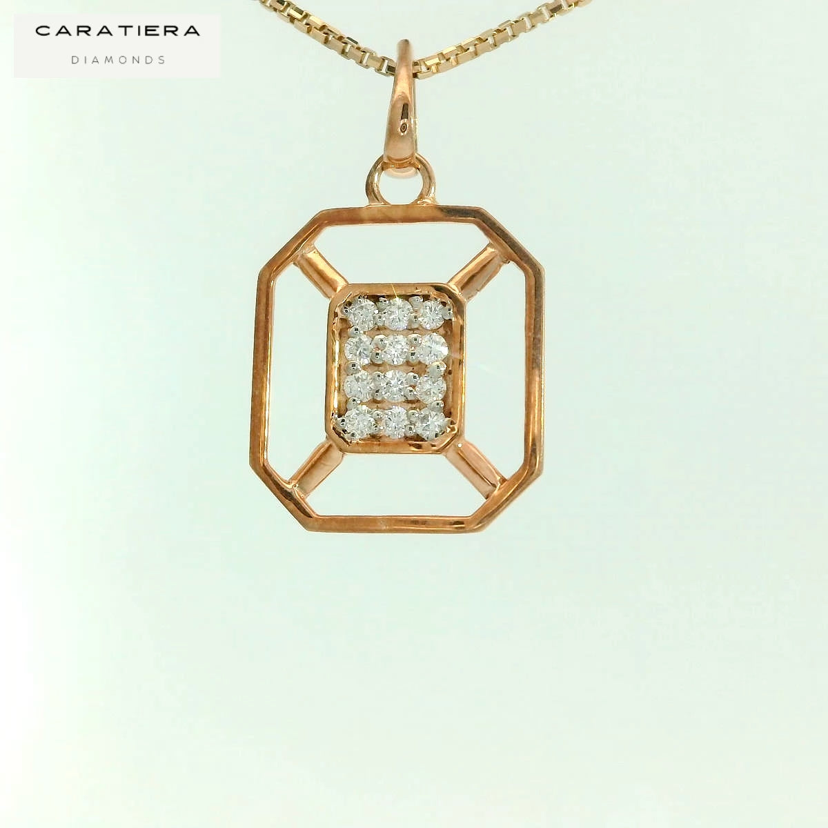 Golden Frame Spark Pendant  - PND72