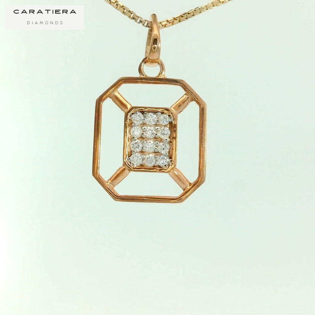 Golden Frame Spark Pendant  - PND72