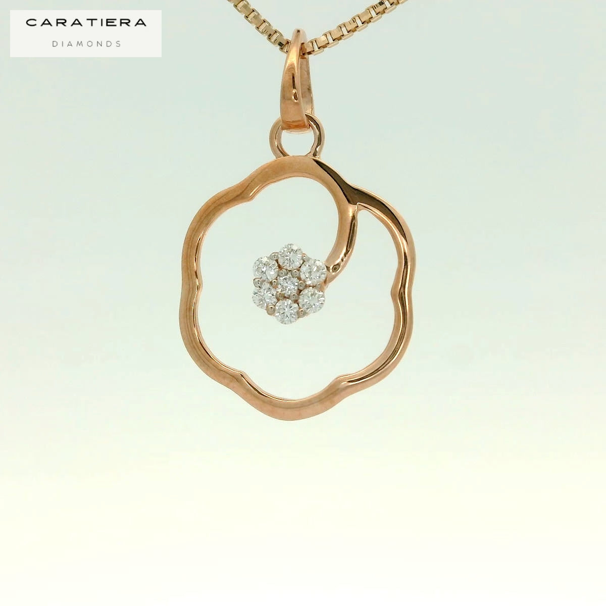 Rosé Floret pendant -PND75