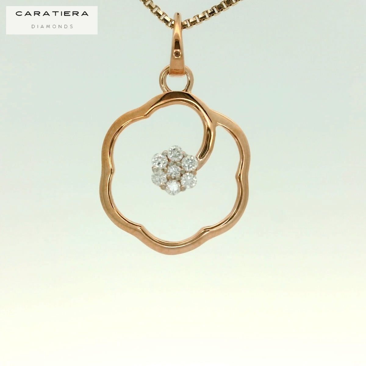 Rosé Floret pendant -PND75