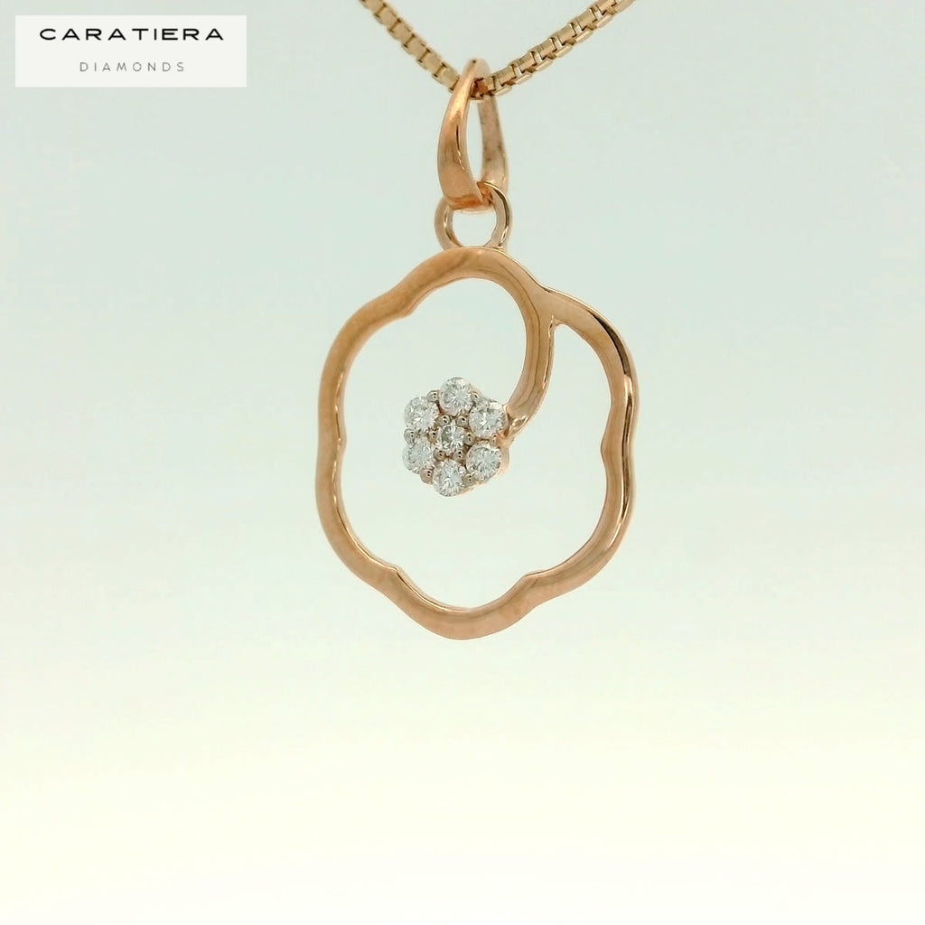 Rosé Floret pendant -PND75