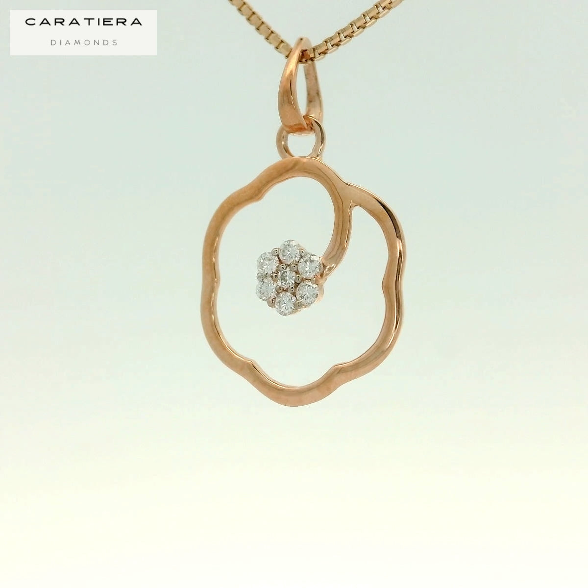 Rosé Floret pendant -PND75