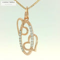 Twin Embrace Pendant   -PND81