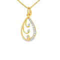Sparkling Aura Drop Pendant  -PND83