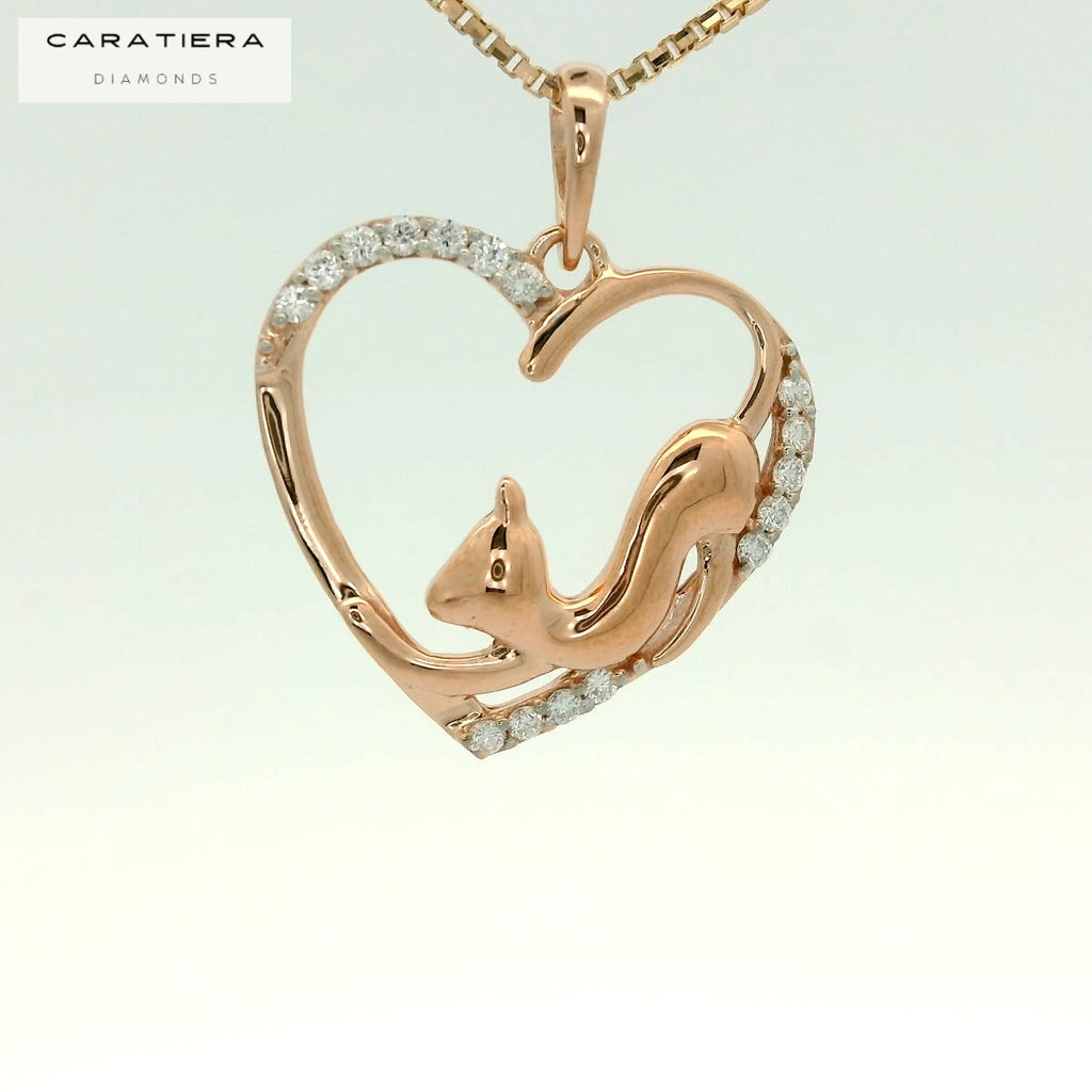 Sparkle & Grace Cat Pendant  -PND86