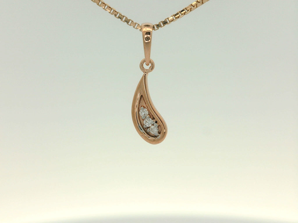 The Trio Teardrop Pendant  - PNDS134