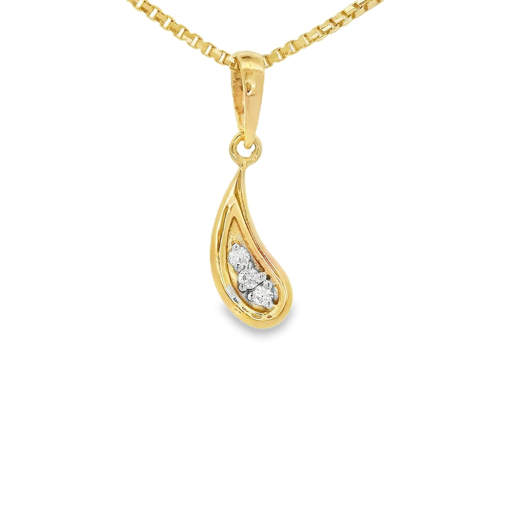 The Radiant Dewdrop Pendant   -PNDS134