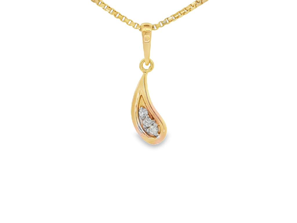 The Radiant Dewdrop Pendant   -PNDS134