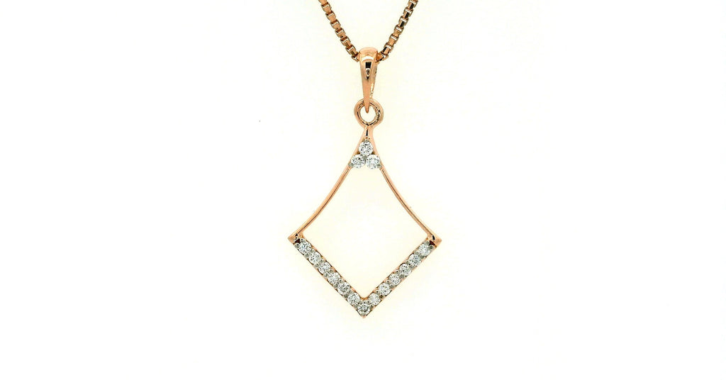 LUMINOUS  SQUARE CREST PENDANT-  PND174