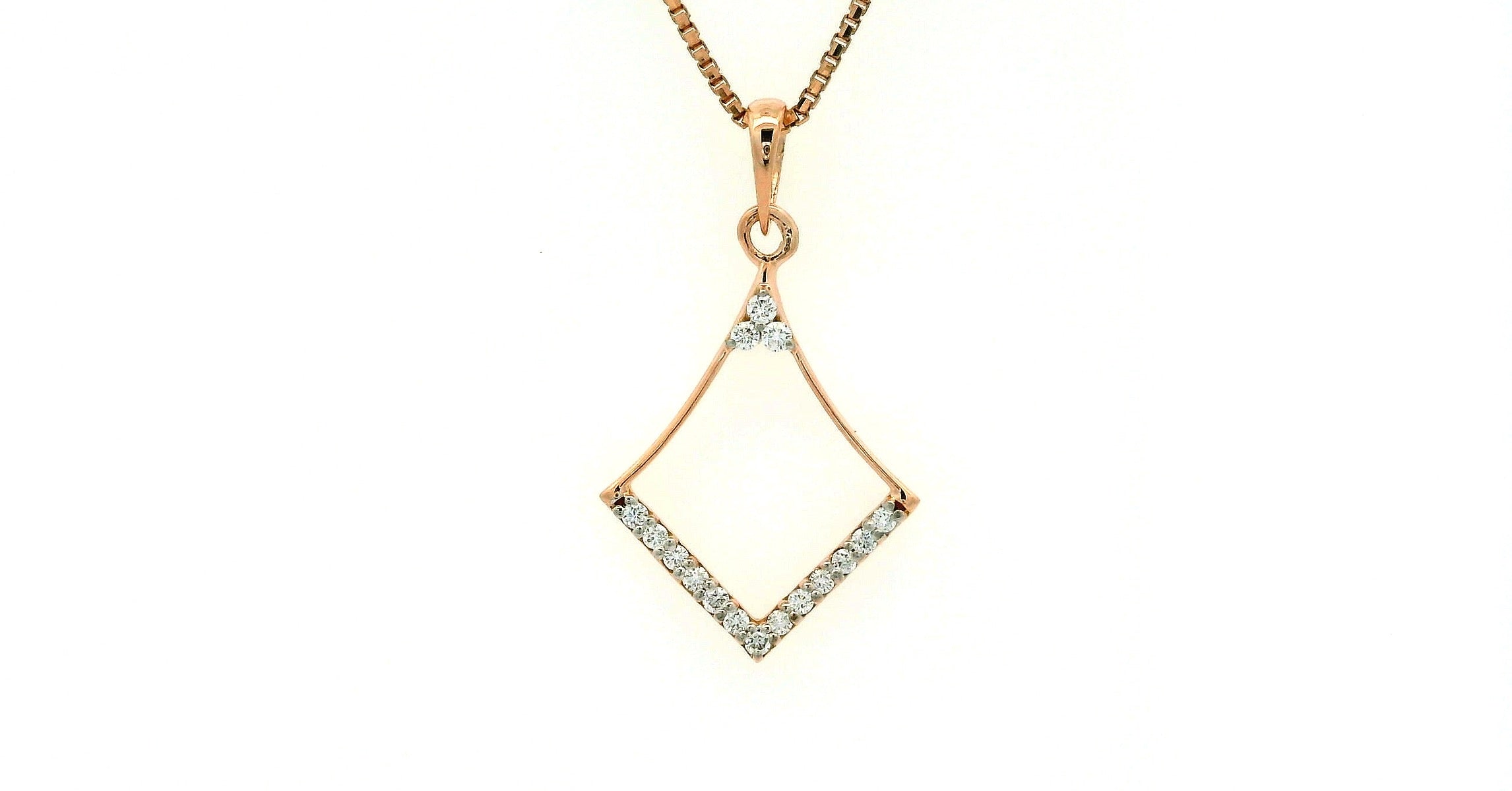 LUMINOUS  SQUARE CREST PENDANT-  PND174