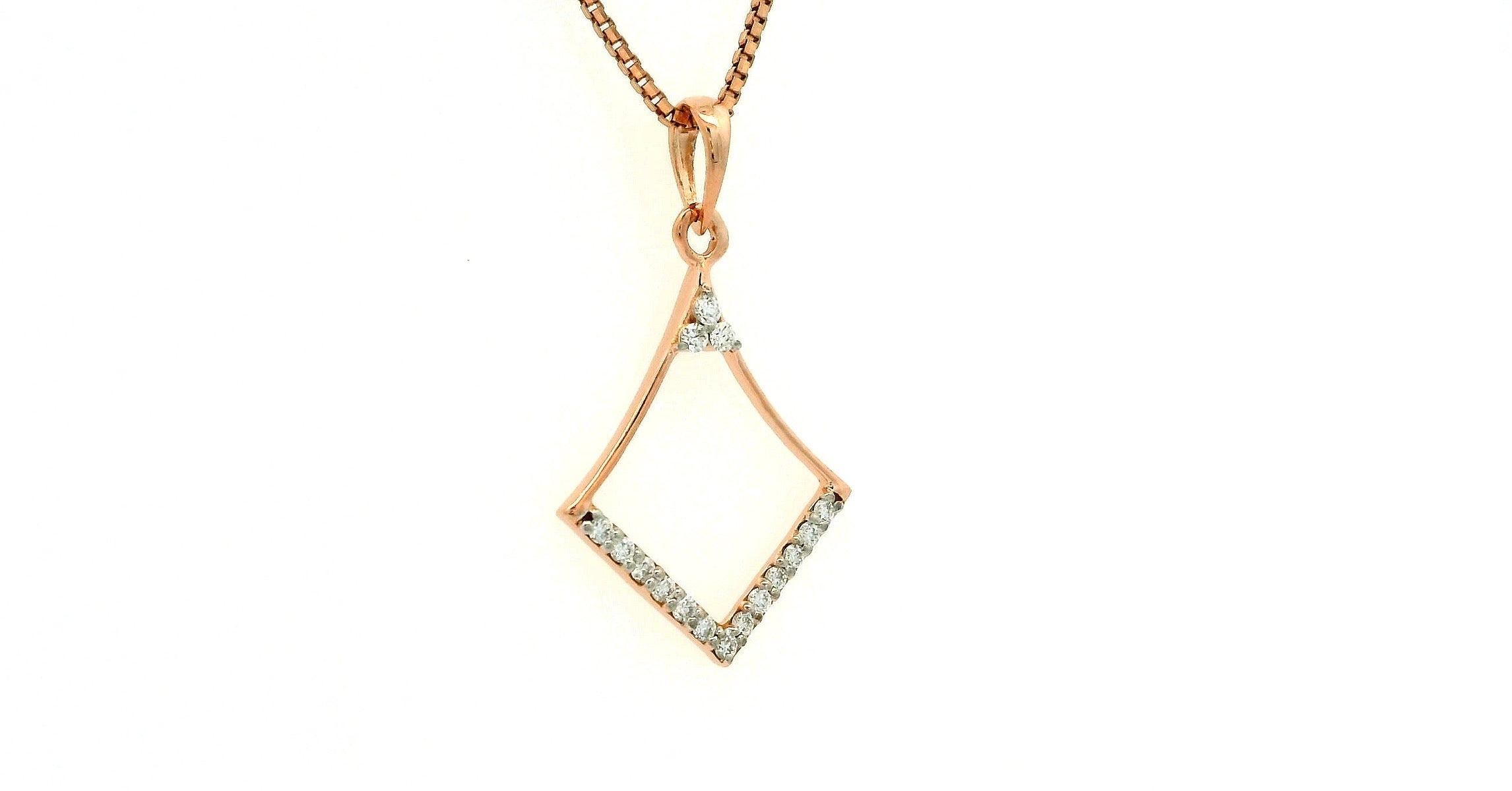 LUMINOUS  SQUARE CREST PENDANT-  PND174