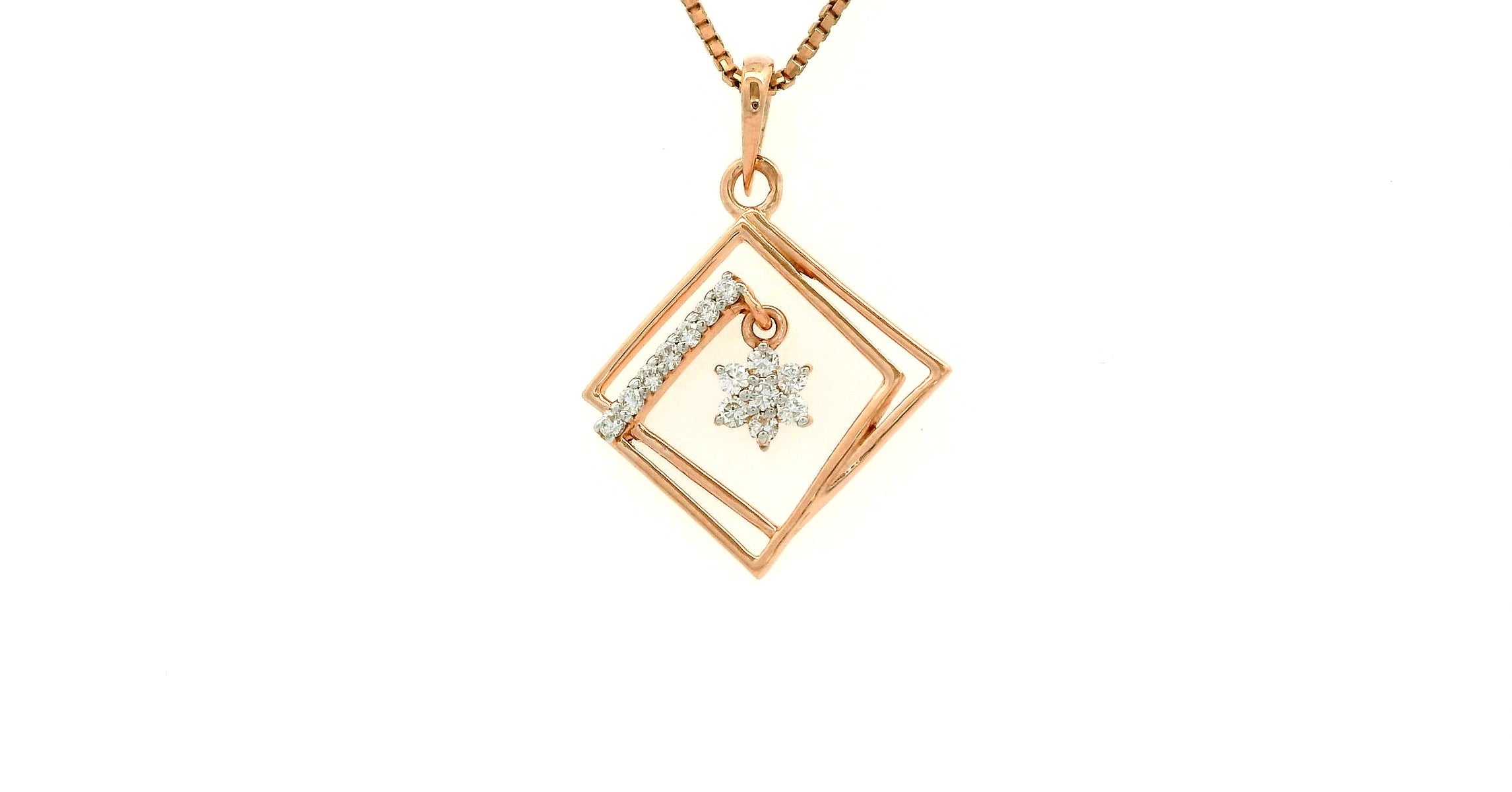 Golden  Infinity Bloom  Pendant  -PND208