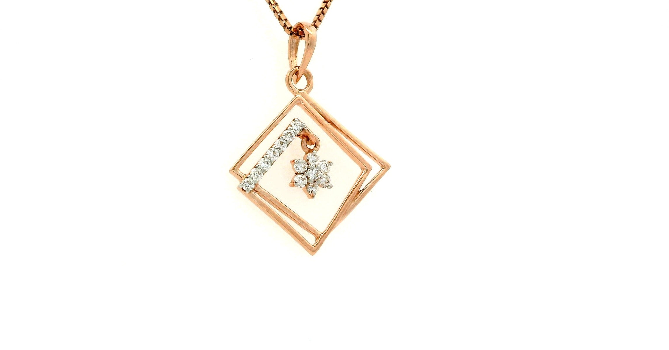 Golden  Infinity Bloom  Pendant  -PND208