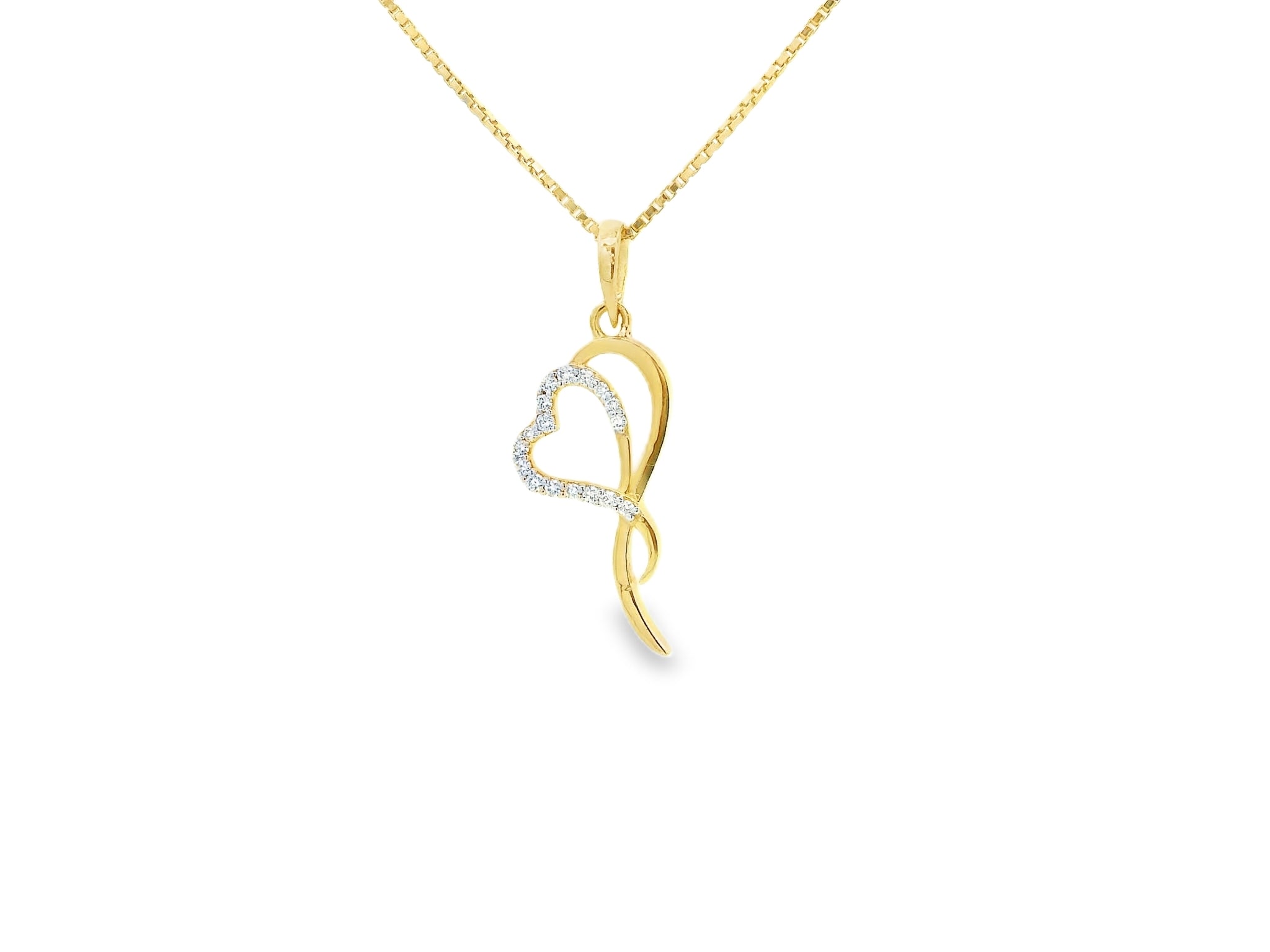 The Radiant Heart-Link Pendant  -PND301
