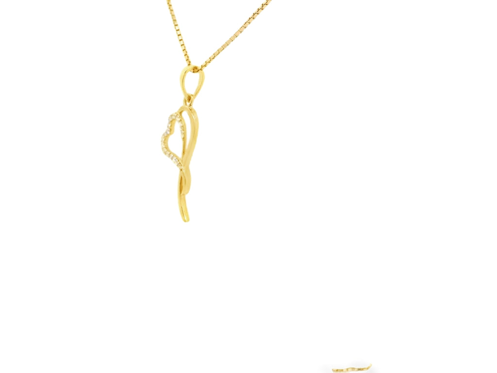 The Radiant Heart-Link Pendant  -PND301