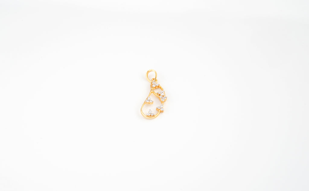 Nature Vine Diamond Pendant - pnd526