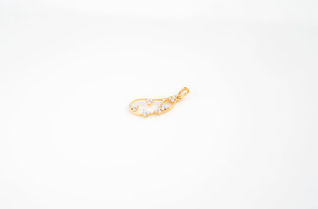 Nature Vine Diamond Pendant - pnd526