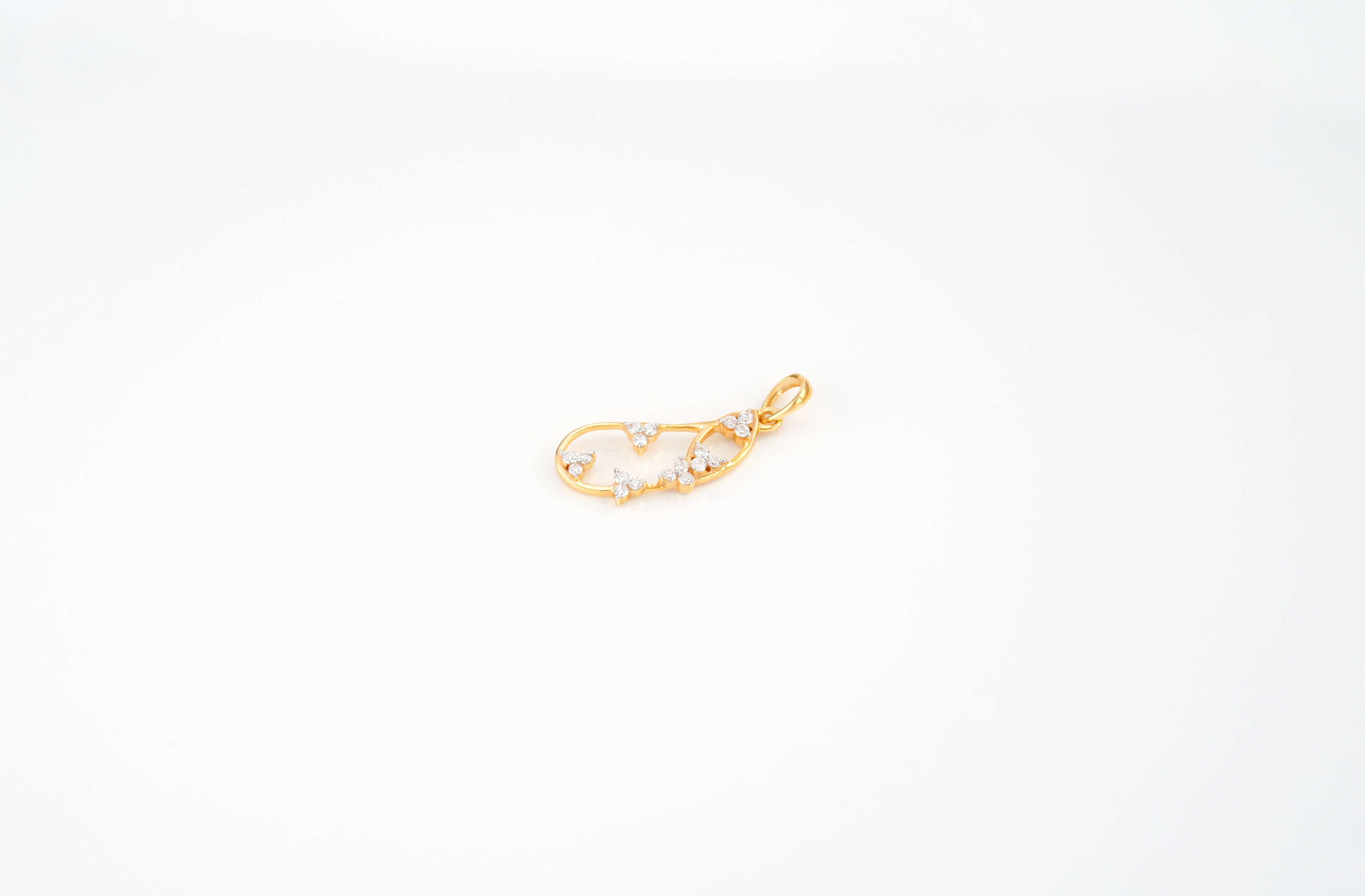 Nature Vine Diamond Pendant - pnd526