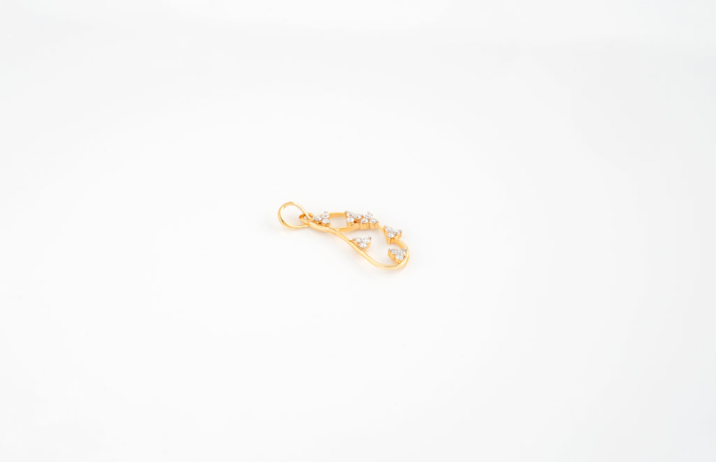 Nature Vine Diamond Pendant - pnd526