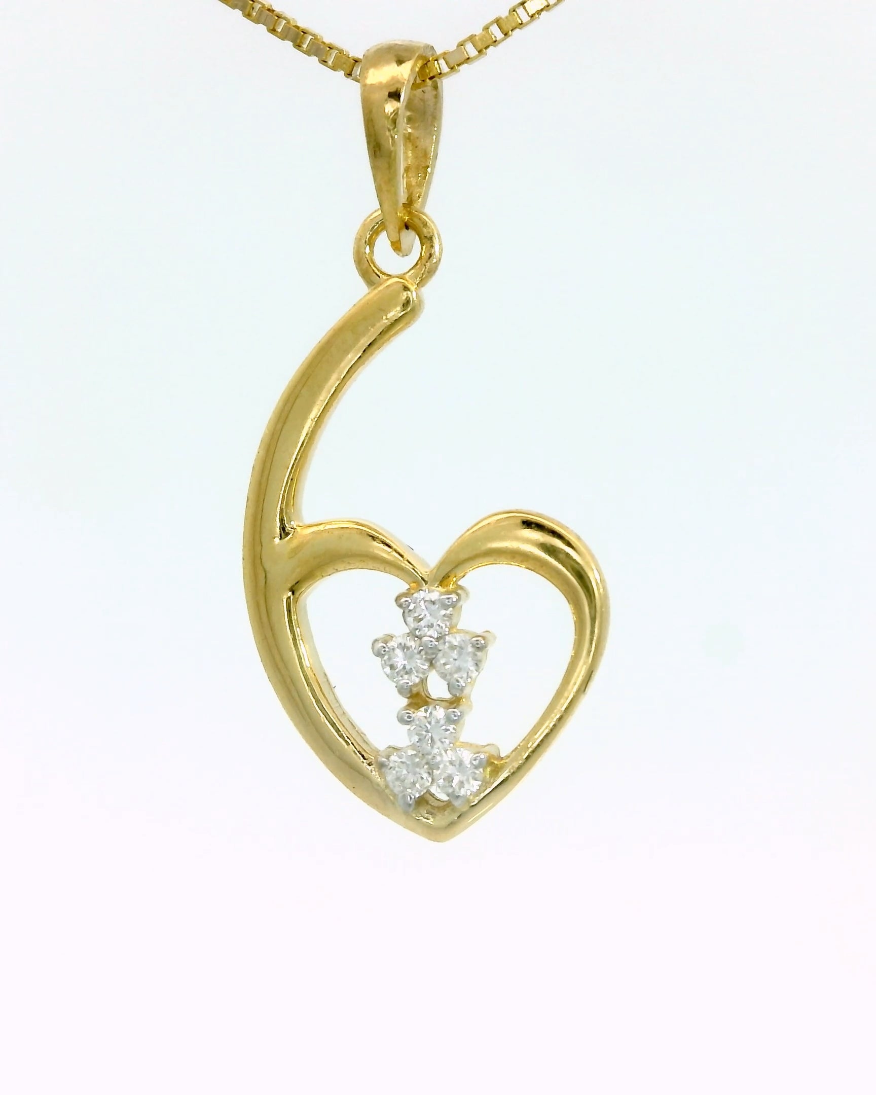 The Radiant Heart Nest  Pendant -PND505