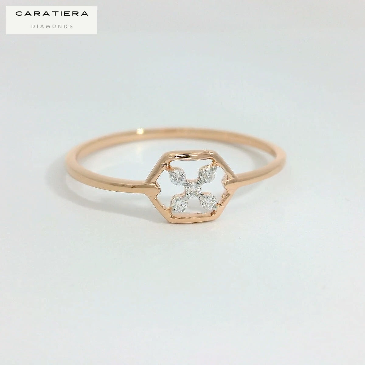 The Serenity Cross-Hex Mosaic Ring  -  RGD179