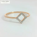 Celestia Square Shine Ring  -RGD237