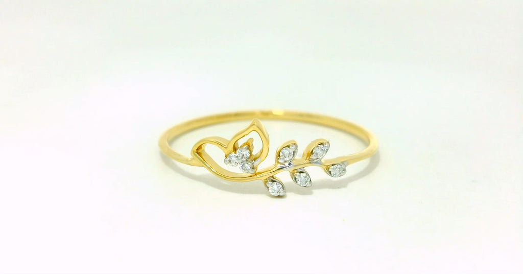 Elegant Floral  Design  Ring -RGD302