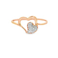 The Luminous Twin Heart Ring  -RGD358
