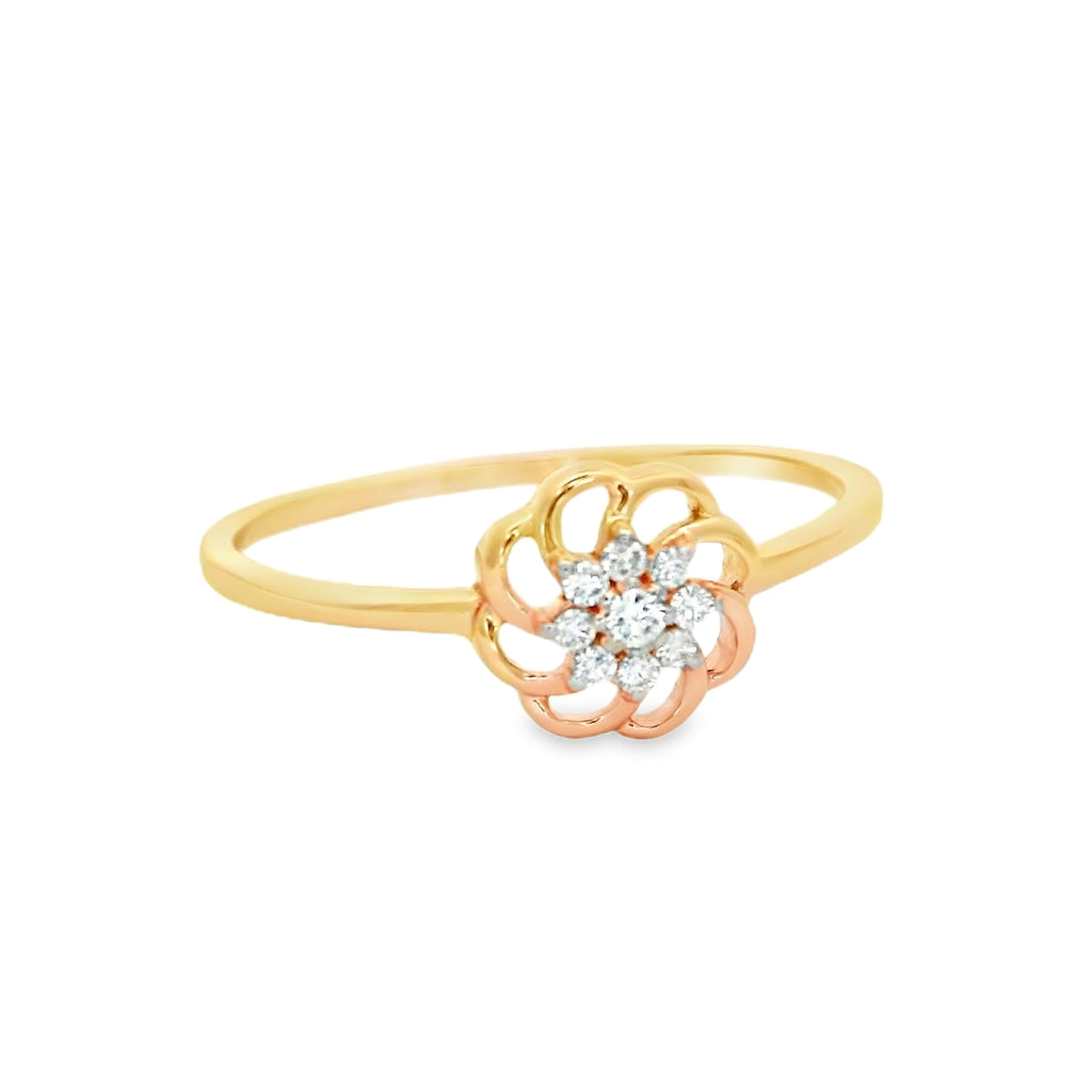 The Radiant Whirl Bloom Ring  -RGD65