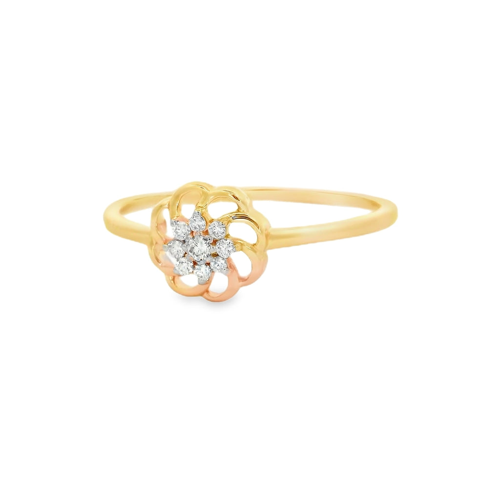 The Radiant Whirl Bloom Ring  -RGD65