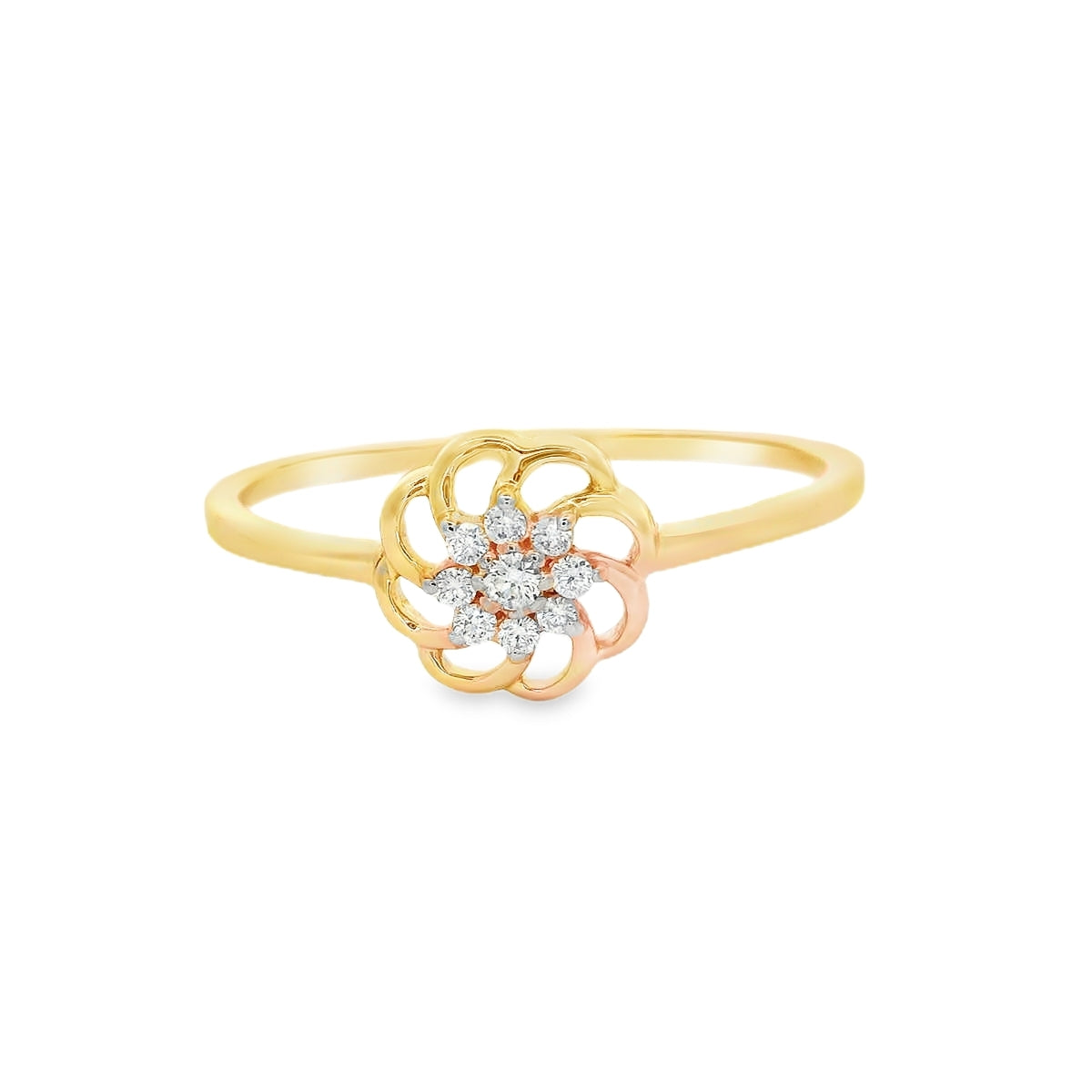 The Radiant Whirl Bloom Ring  -RGD65