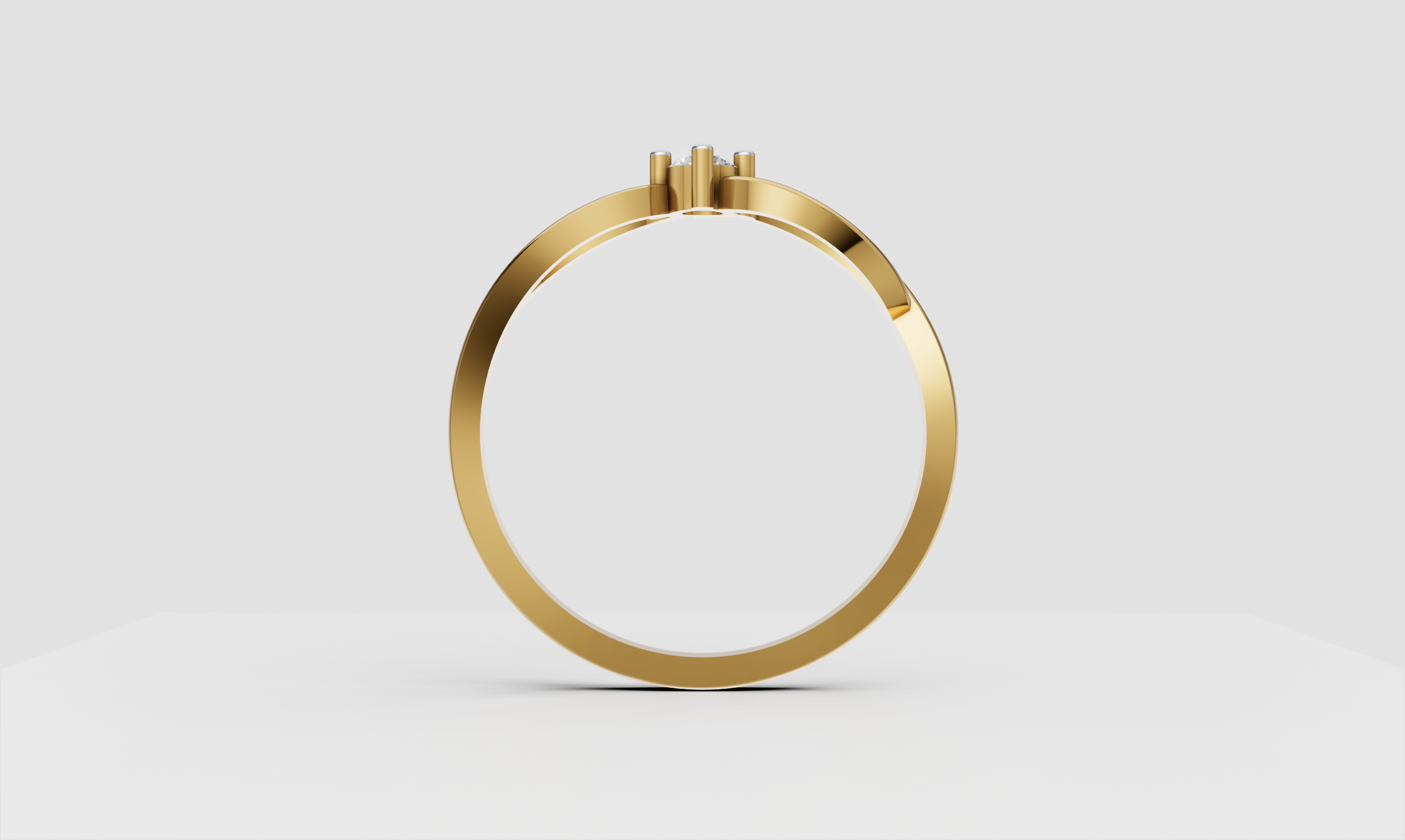 Infinity Flow Solitaire Ring   -   RGD15