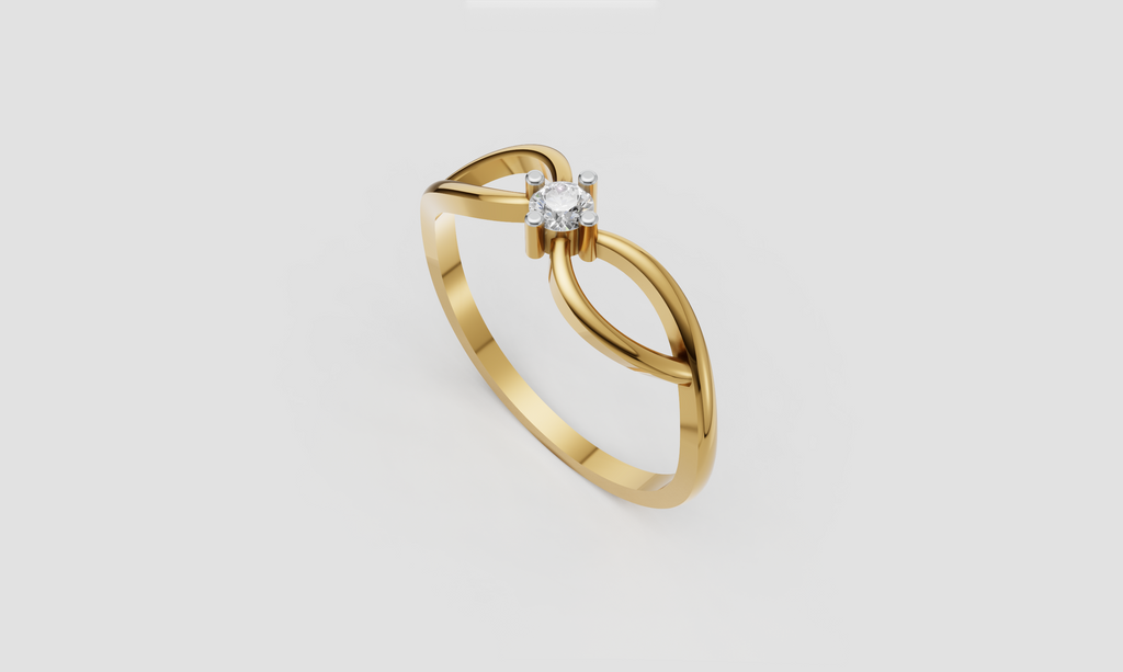 Infinity Flow Solitaire Ring   -   RGD15